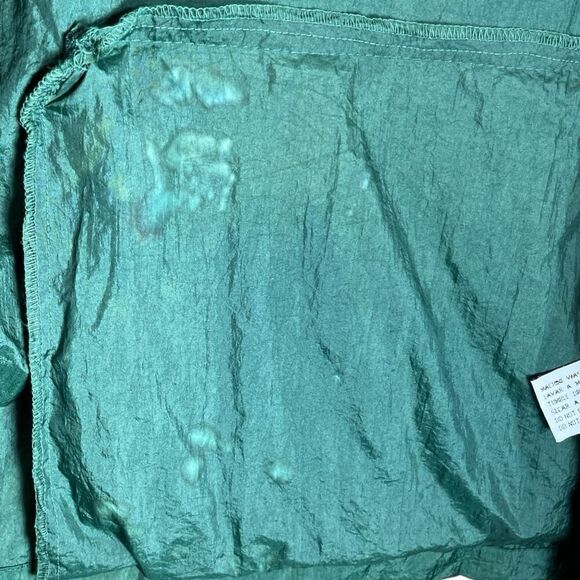 Vintage MLB Oakland A’s Packable Pro Player Windbreaker Jacket With Hood - Picture 4 of 8